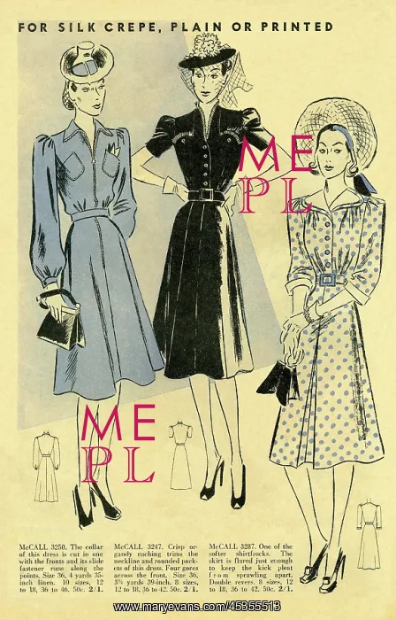  : McCall's dress patterns