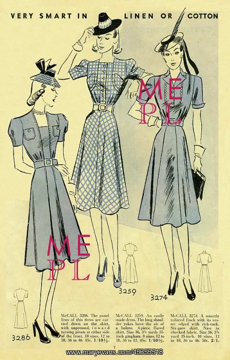  : McCall's dress patterns