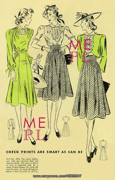  : McCall's dress patterns
