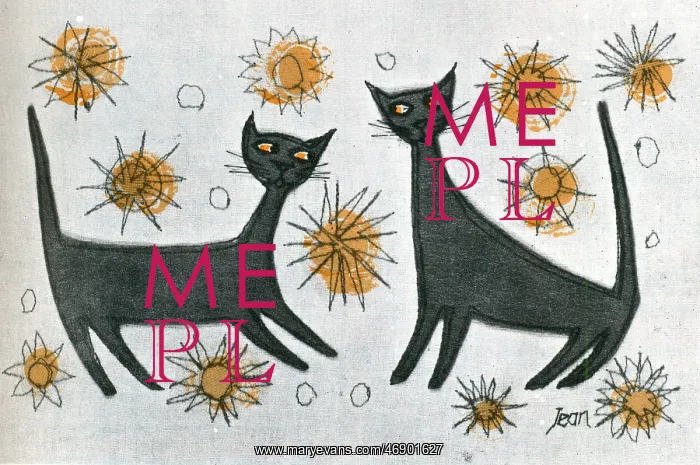 : McCall's Needlework in Colour - cat embroidery : McCall's Needlework in Colour - cat embroidery