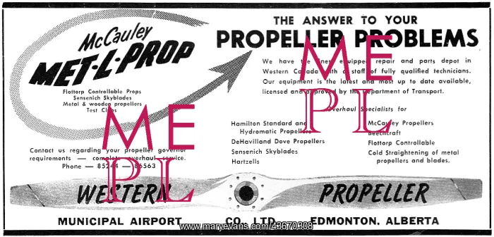 : McCauley MET-L-PROP : McCauley MET-L-PROP