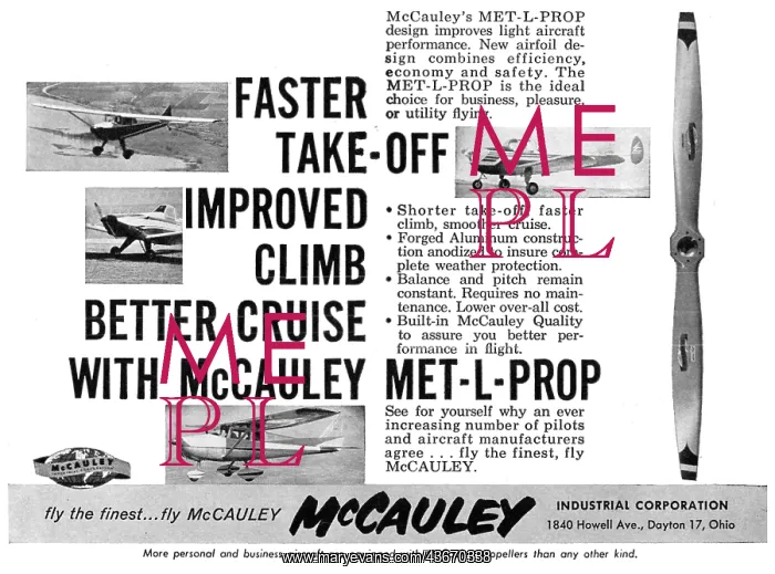 : McCauley Propellers - McCauley Met-L-Propeller : McCauley Propellers - McCauley Met-L-Propeller