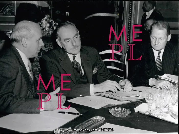 : McCloy, Acheson and Perkins at Paris Conference : McCloy, Acheson and Perkins at Paris Conference