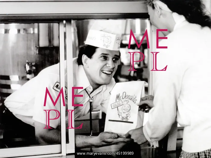 : McDonald's restaurant crew member at the ? : McDonald's restaurant crew member at the ?