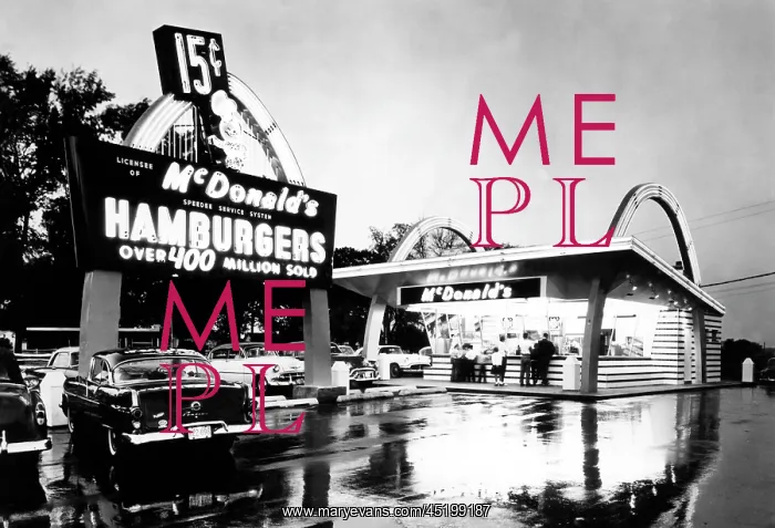 : A McDonalds restaurant, featuring a ten ? : A McDonalds restaurant, featuring a ten ?