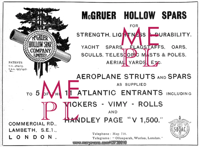 : McGruer Hollow Spars : McGruer Hollow Spars