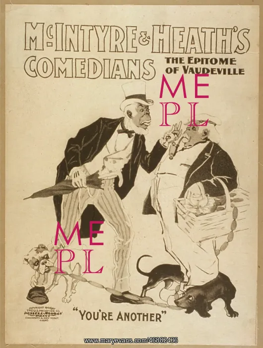 : McIntyre & Heath's Comedians the epitome of vaudeville McInt : McIntyre & Heath's Comedians the epitome of vaudeville McInt