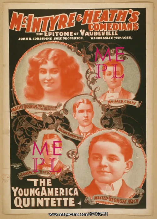 : McIntyre & Heath's Comedians the epitome of vaudeville McInt : McIntyre & Heath's Comedians the epitome of vaudeville McInt