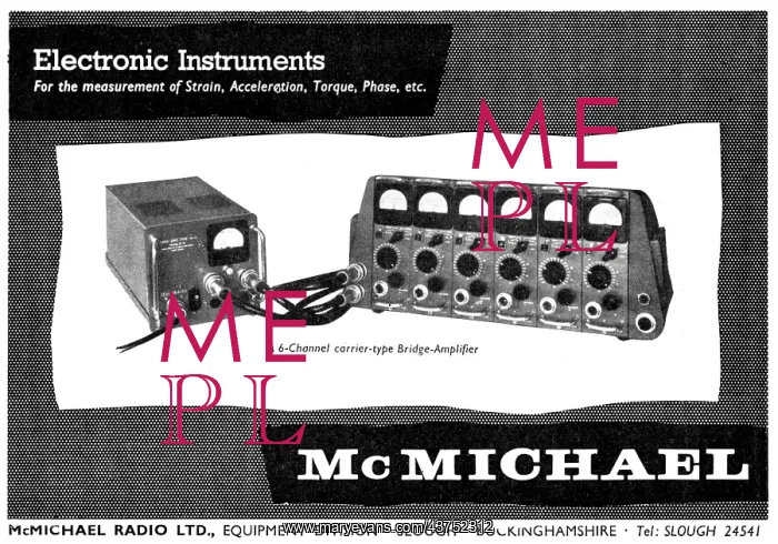 : McMichael Electronic Test Equipment : McMichael Electronic Test Equipment