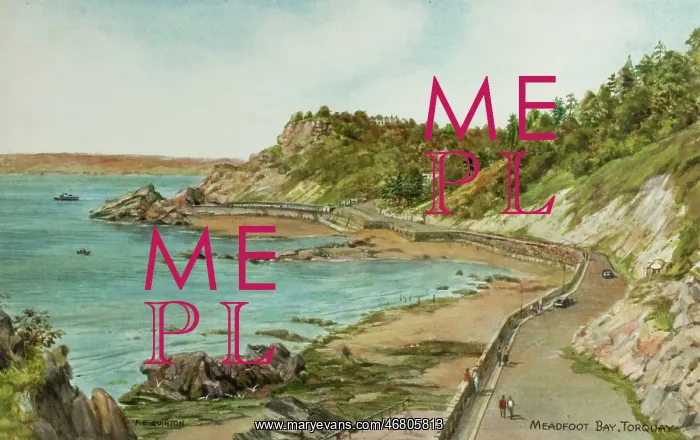 : Meadfoot Bay, Torquay, Devon : Meadfoot Bay, Torquay, Devon
