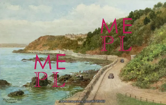 : Meadfoot Bay, Torquay, South Devon : Meadfoot Bay, Torquay, South Devon