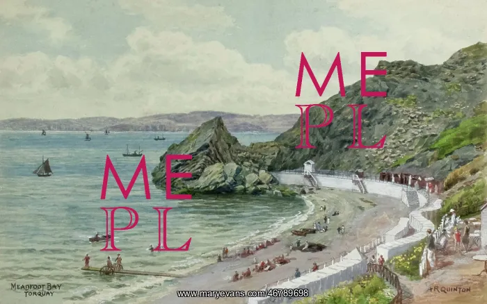 : Meadfoot Bay, Torquay, South Devon : Meadfoot Bay, Torquay, South Devon