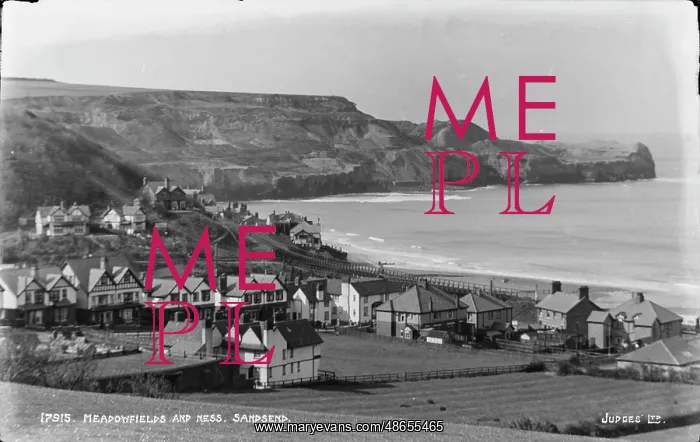 : Meadowfields and Ness, Sandsend : Meadowfields and Ness, Sandsend