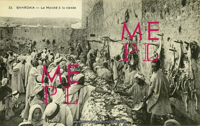 : Meat market, Ghardaia : Meat market, Ghardaia