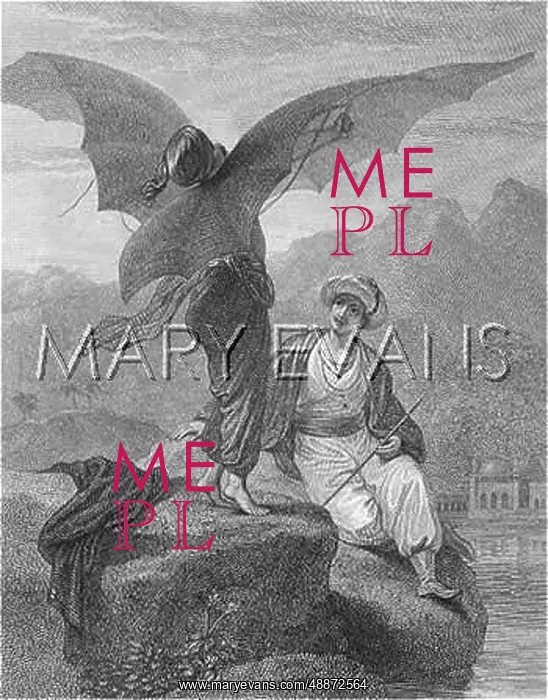 : The mechanist tries to use his wings to fly : The mechanist tries to use his wings to fly