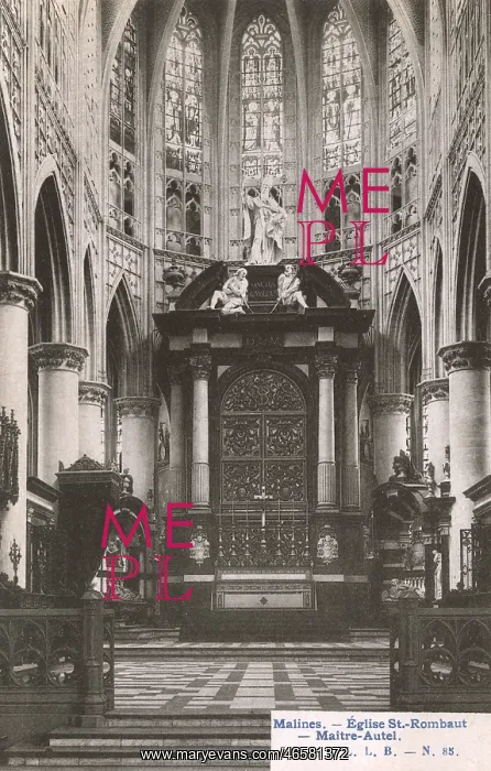: Mechelen: cathedral of St Rombaux - Main Altar : Mechelen: cathedral of St Rombaux - Main Altar