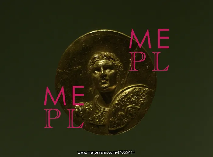 : Medaillon - cuirassed bust of Alexander the Great : Medaillon - cuirassed bust of Alexander the Great