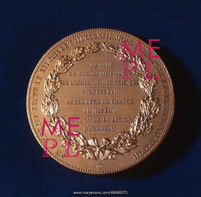 : Medal commemorating Claude Bernard, French physiologist : Medal commemorating Claude Bernard, French physiologist