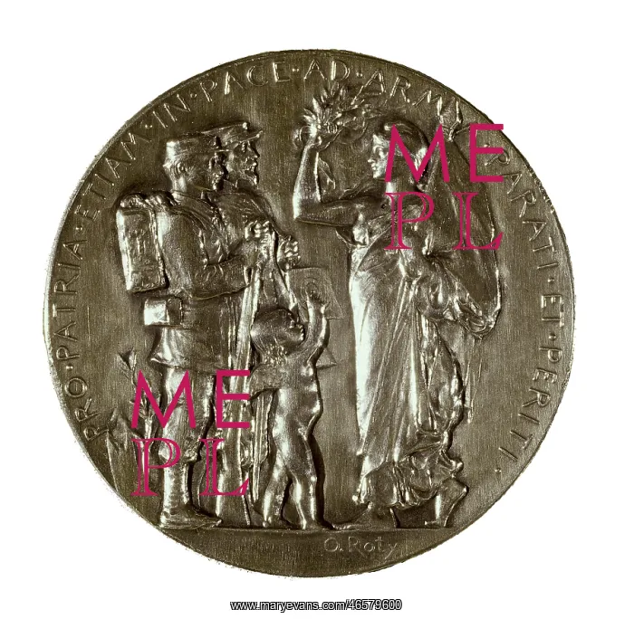 : Medal of the Frech Republic, work by Oscar Roty : Medal of the Frech Republic, work by Oscar Roty