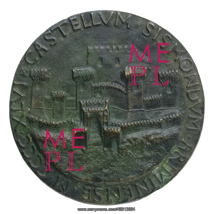 : Medal: The Rimini castle : Medal: The Rimini castle