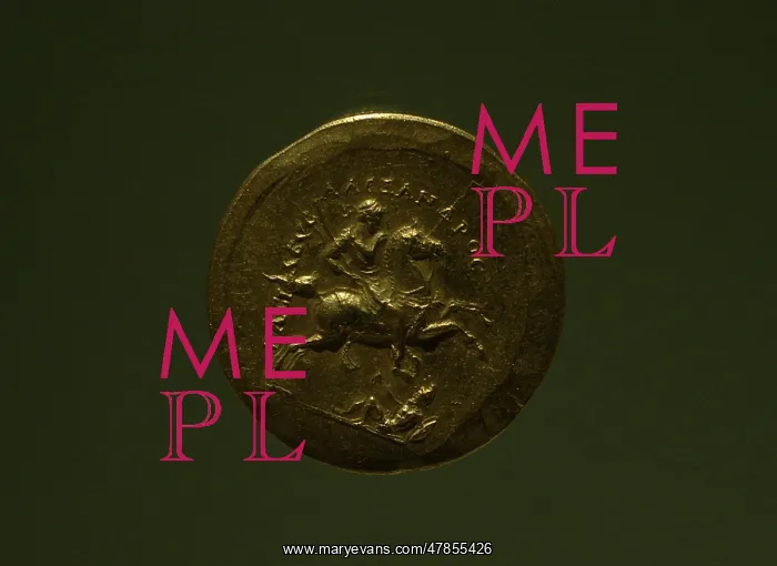 : Medallion depicting Alexander the Great, wearing a diadem : Medallion depicting Alexander the Great, wearing a diadem