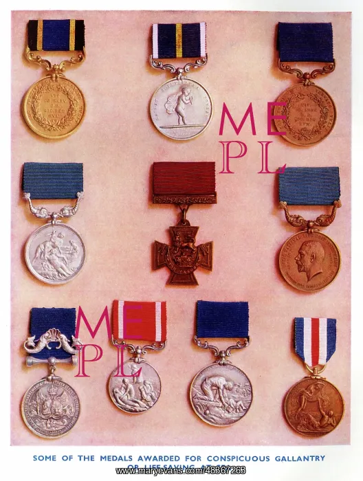 : Medals Awarded for Gallantry or Life-Saving at Sea : Medals Awarded for Gallantry or Life-Saving at Sea