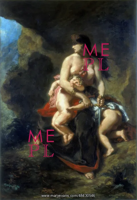 : Medea Artist: Eugene Delacroix : Medea Artist: Eugene Delacroix