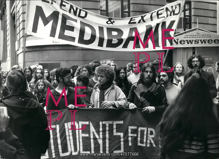 : Medibank demonstration, Sydney, Australia : Medibank demonstration, Sydney, Australia