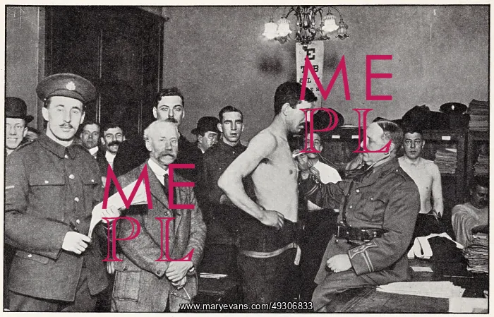 : Medical examination WWI : Medical examination WWI