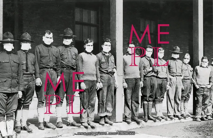 : Medical men wore masks to avoid the flu at U.S : Medical men wore masks to avoid the flu at U.S