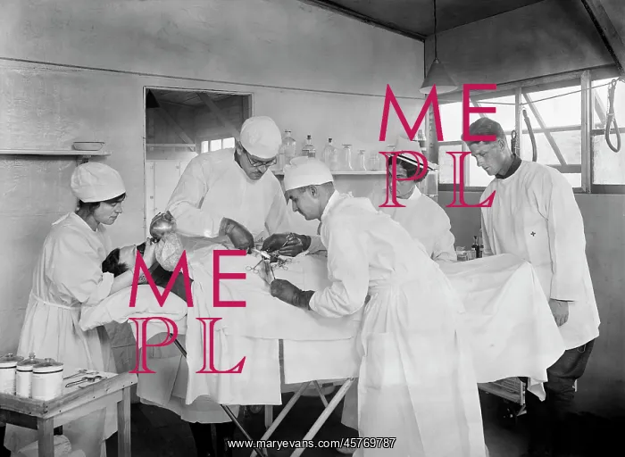 : Medical - operation - World War I - surgery : Medical - operation - World War I - surgery
