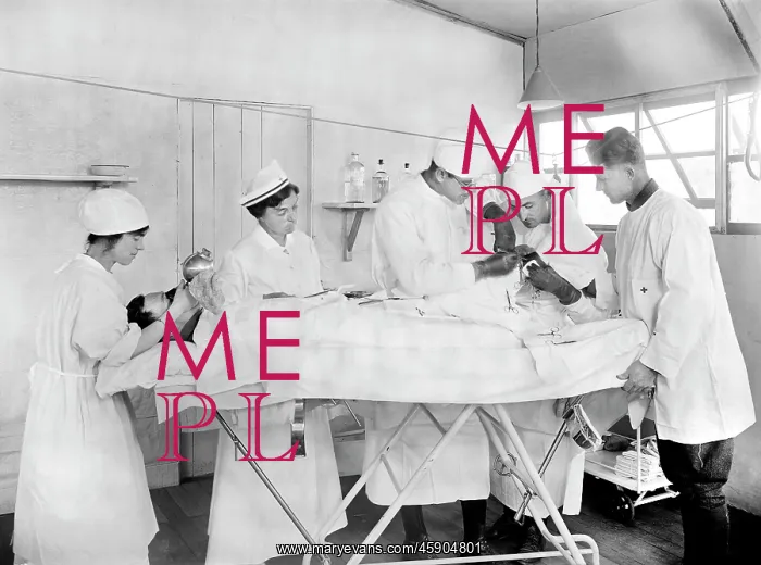 : Medical - operation - World War I - surgery : Medical - operation - World War I - surgery