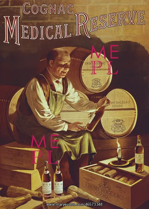 : Medical Reserve Cognac. Advertisement poster of : Medical Reserve Cognac. Advertisement poster of