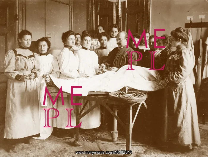 : Medical students at the University of Berlin, 1910 : Medical students at the University of Berlin, 1910