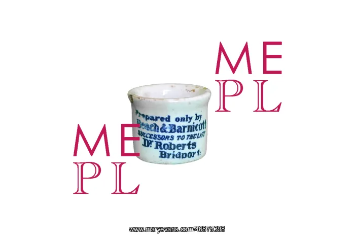 : Medicinal preparation pot : Medicinal preparation pot