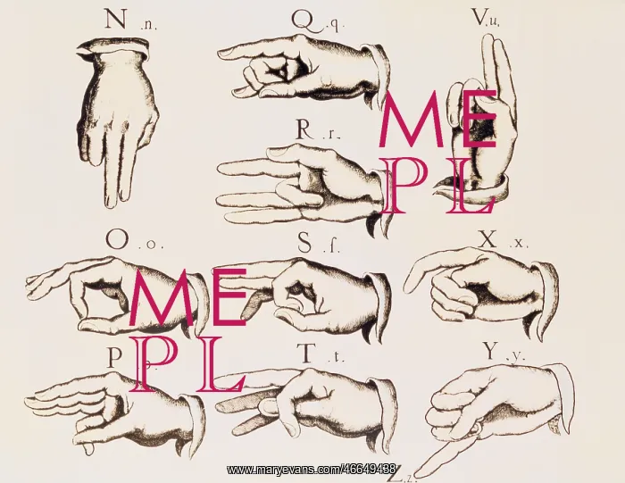  : medicine, deaf persons, sign language, alphabet
