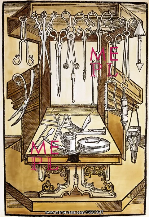 : medicine, instruments / equipment, Die Instrumente : medicine, instruments / equipment, Die Instrumente