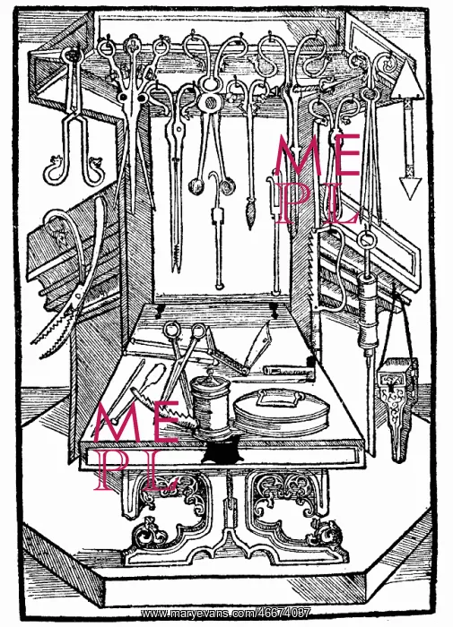 : medicine, instruments / equipment, Die Instrumente : medicine, instruments / equipment, Die Instrumente