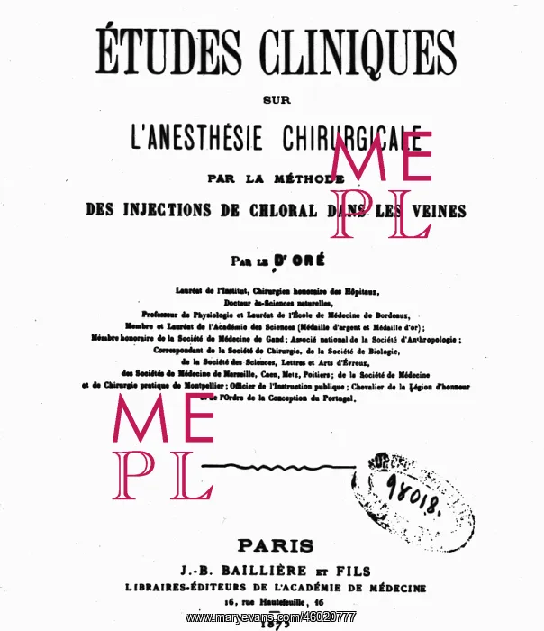 : medicine, narcosis, title of the first monograph : medicine, narcosis, title of the first monograph