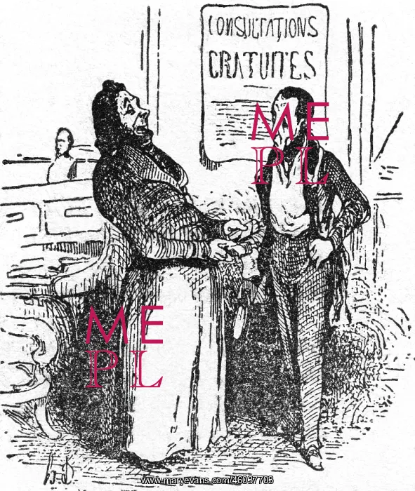 : medicine, physicians, caricature, Robert Macaire : medicine, physicians, caricature, Robert Macaire