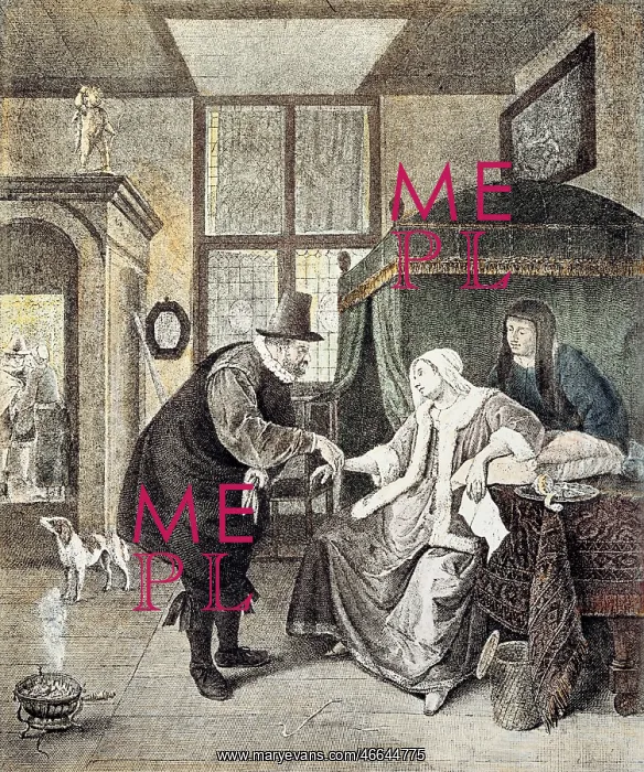 : medicine, physicians, domiciliary, copper engraving : medicine, physicians, domiciliary, copper engraving