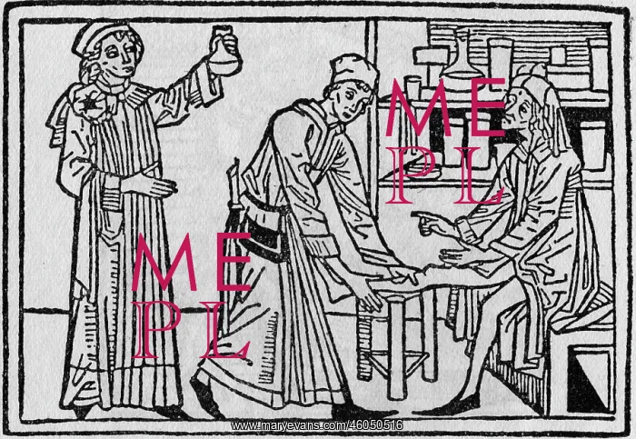 : medicine, physicians, two physicans and a sick : medicine, physicians, two physicans and a sick