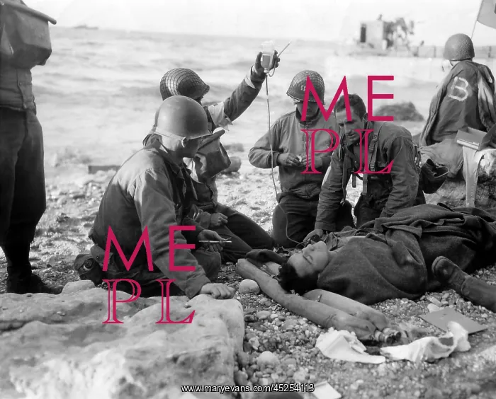 : Medics administer a plasma transfusion to a wounded : Medics administer a plasma transfusion to a wounded