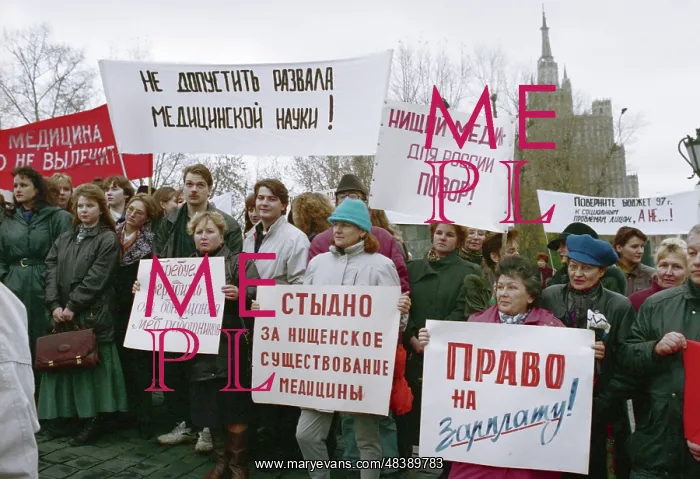 : Medics protest in Moscow : Medics protest in Moscow