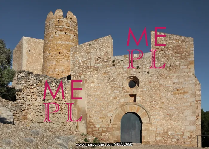 : Medieval castle of Ulldecona, Tarragona, Spain : Medieval castle of Ulldecona, Tarragona, Spain