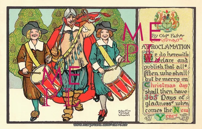 : Medieval Christmas Greeting : Medieval Christmas Greeting