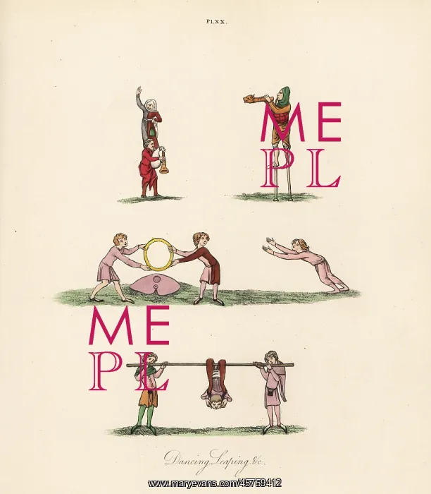 : Medieval dancers and performers : Medieval dancers and performers