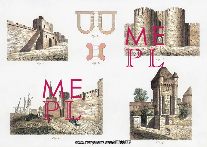  : Medieval fortifications, France