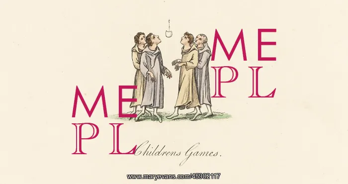 : Medieval game of bob-cherry : Medieval game of bob-cherry