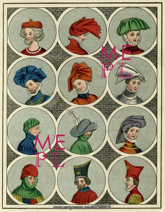 : Medieval Headwear : Medieval Headwear